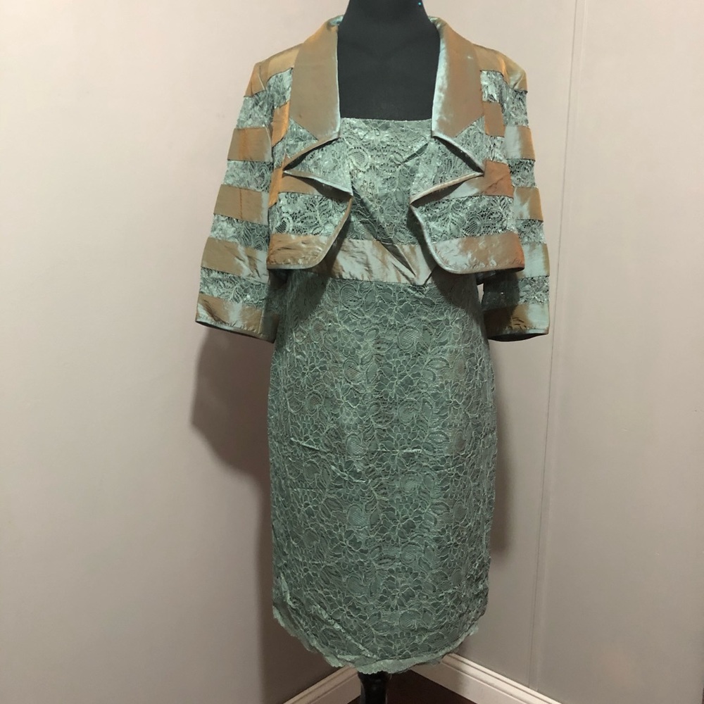 Km collections by milla bell jacket dress 14